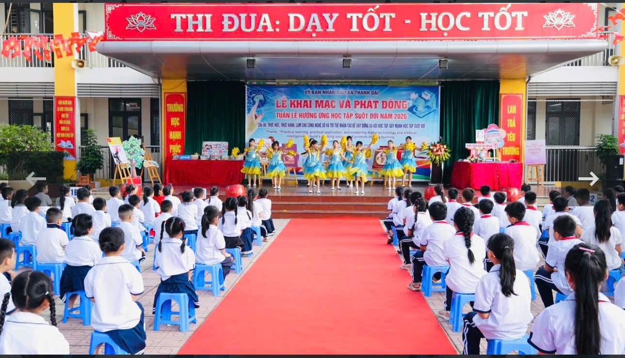 📚💻🌱LỄ PHÁT ĐỘNG TUẦN LỄ HƯỞNG ỨNG  HỌC TẬP SUỐT ĐỜI NĂM 2026 📚🌟